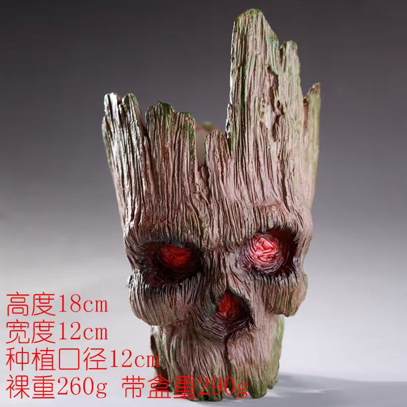 Skull Planters Pots Gothic Black Skull Halloween Flower Pots Container Home Party Bar Flowerpot Decoration Ornaments
Skull Planters Pots Gothic Black Skull Halloween Flower Pots Container Home Party Bar Flowerpot Decoration Ornaments