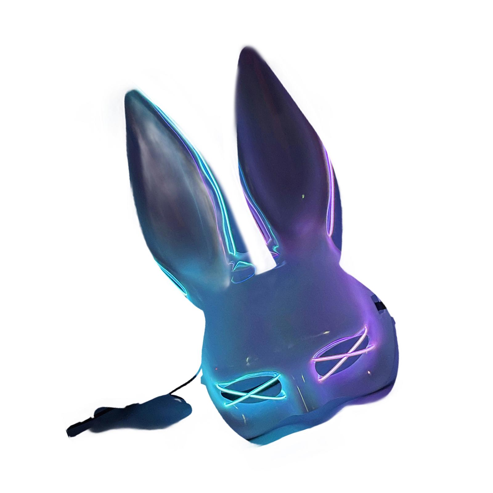 LED Light Up Rabbits Mask Women Rabbits Mask Costume Accessories Halloween LED Light Up Mask for Carnivals, Theme Party B
LED Light Up Rabbits Mask Women Rabbits Mask Costume Accessories Halloween LED Light Up Mask for Carnivals, Theme Party B