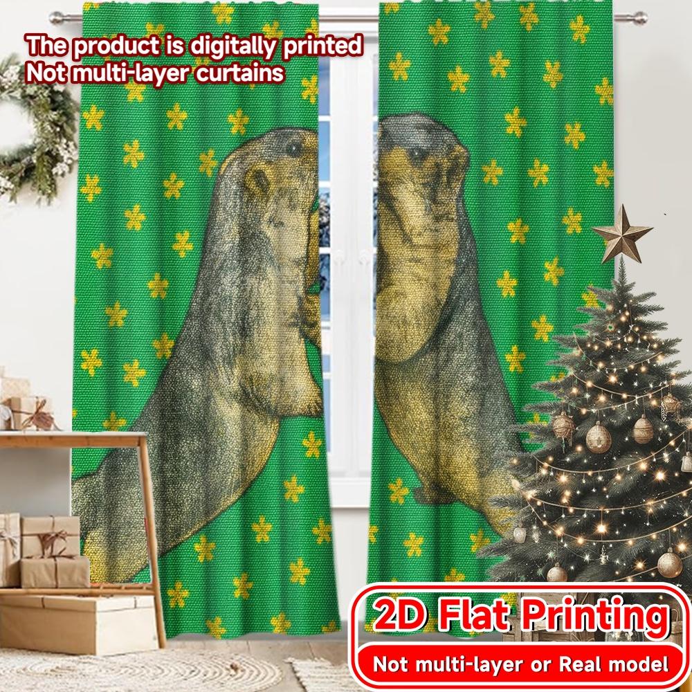 2D Flat Printing 2pcs Marmot Dance Pattern Modern Curtains Versatile Fabric Curtains Versatile All for Bedroom Living Room 100*130 Grommet Top 1pcs
2D Flat Printing 2pcs Marmot Dance Pattern Modern Curtains Versatile Fabric Curtains Versatile All for Bedroom Living Room 100*130 Grommet Top 1pcs