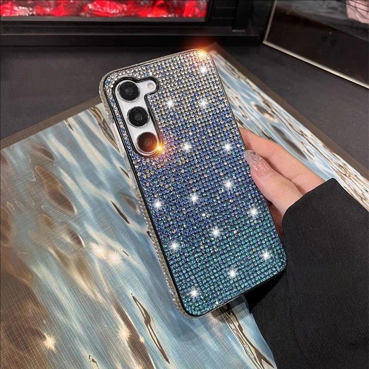 Shinny Bling Bumper Luxury Gradient Full Diamond Case for Samsung Galaxy S24 S23 Ultra S21 S22 Plus Note 20 Shockproof PC Cover for Samsung S24Ultra
Shinny Bling Bumper Luxury Gradient Full Diamond Case for Samsung Galaxy S24 S23 Ultra S21 S22 Plus Note 20 Shockproof PC Cover for Samsung S24Ultra