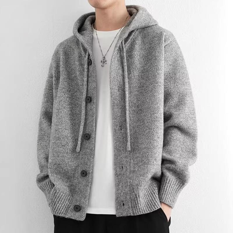 Unisex Hooded Knit Cardigan: Soft, Loose, Korean Style for Autumn/Winter, High-End Feel Triple Extra Large світло-сірий колір
Unisex Hooded Knit Cardigan: Soft, Loose, Korean Style for Autumn/Winter, High-End Feel Triple Extra Large світло-сірий колір