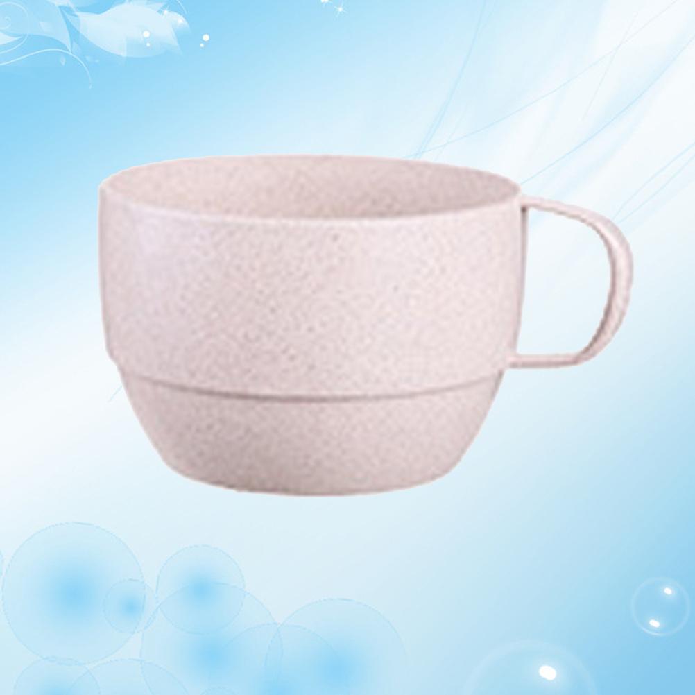 Simple Wheat Straw Cup Exquisite Craft Non-Toxic Material Cute Handle Drinking Mug for Water Coffee Tea Milk Beige other
Simple Wheat Straw Cup Exquisite Craft Non-Toxic Material Cute Handle Drinking Mug for Water Coffee Tea Milk Beige other