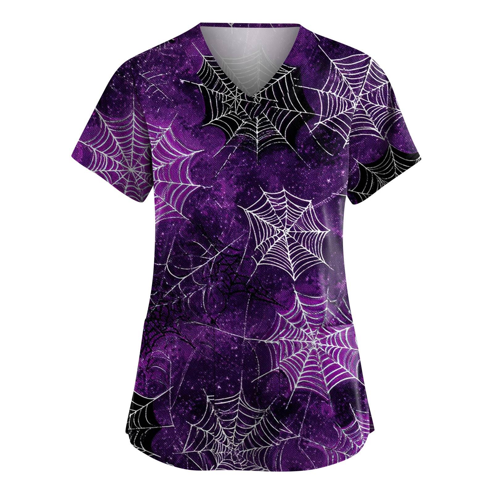 Женские модные комбинезоны с V-образным вырезом и короткими рукавами, с карманами, топы с принтом на Хэллоуин, одежда M
Женские модные комбинезоны с V-образным вырезом и короткими рукавами, с карманами, топы с принтом на Хэллоуин, одежда M