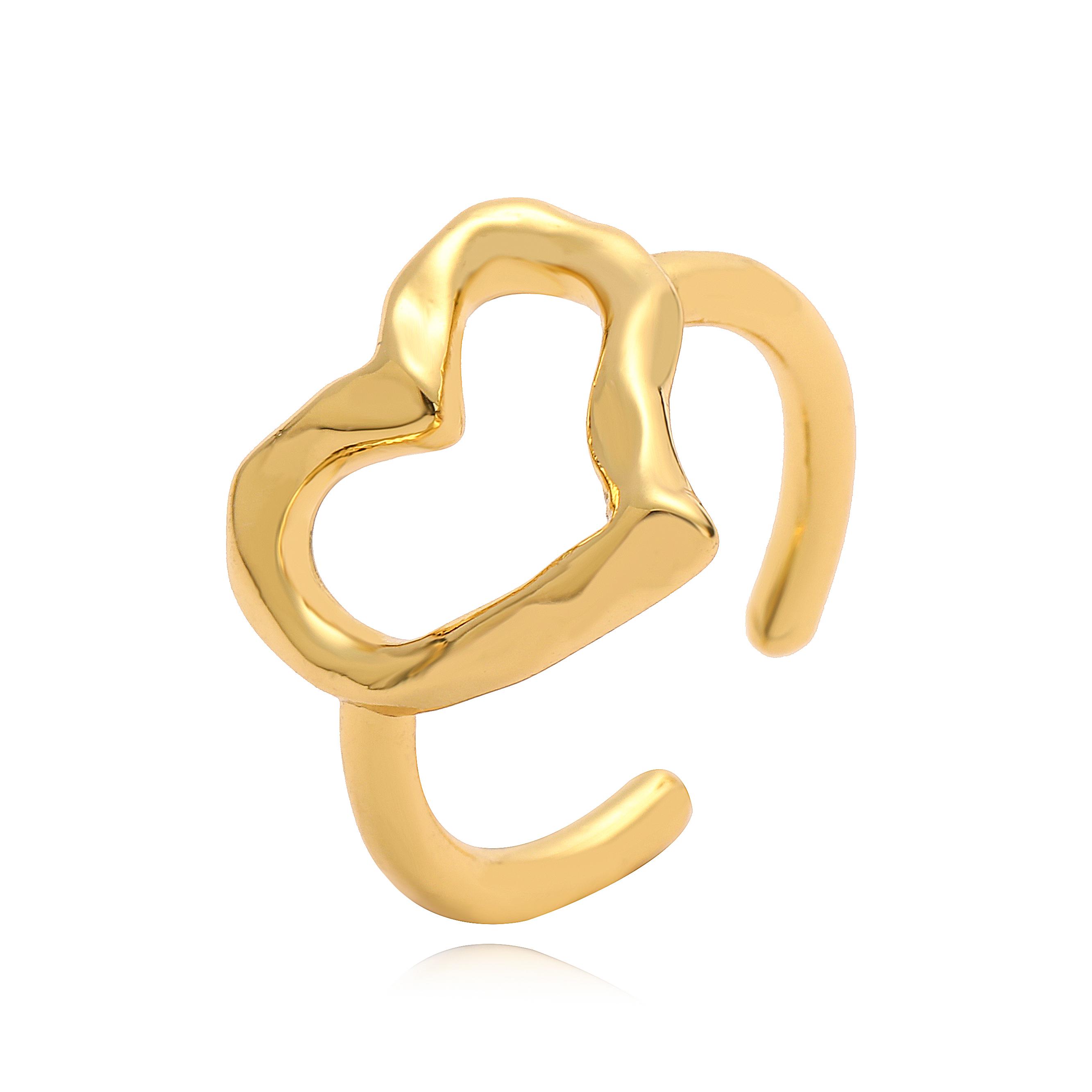 HECHENG,Chunky Finger Rings for Women Heart Golden Color Smooth Ring Vintage Zircon Party Gift resizable
HECHENG,Chunky Finger Rings for Women Heart Golden Color Smooth Ring Vintage Zircon Party Gift resizable