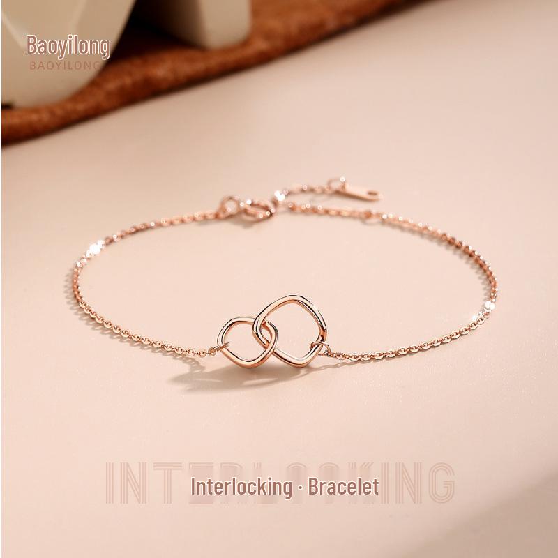 Baoyilong S925 Silver Interlocking Women s Bracelet - Korean Niche Style Jewelry 925 Silver
Baoyilong S925 Silver Interlocking Women s Bracelet - Korean Niche Style Jewelry 925 Silver