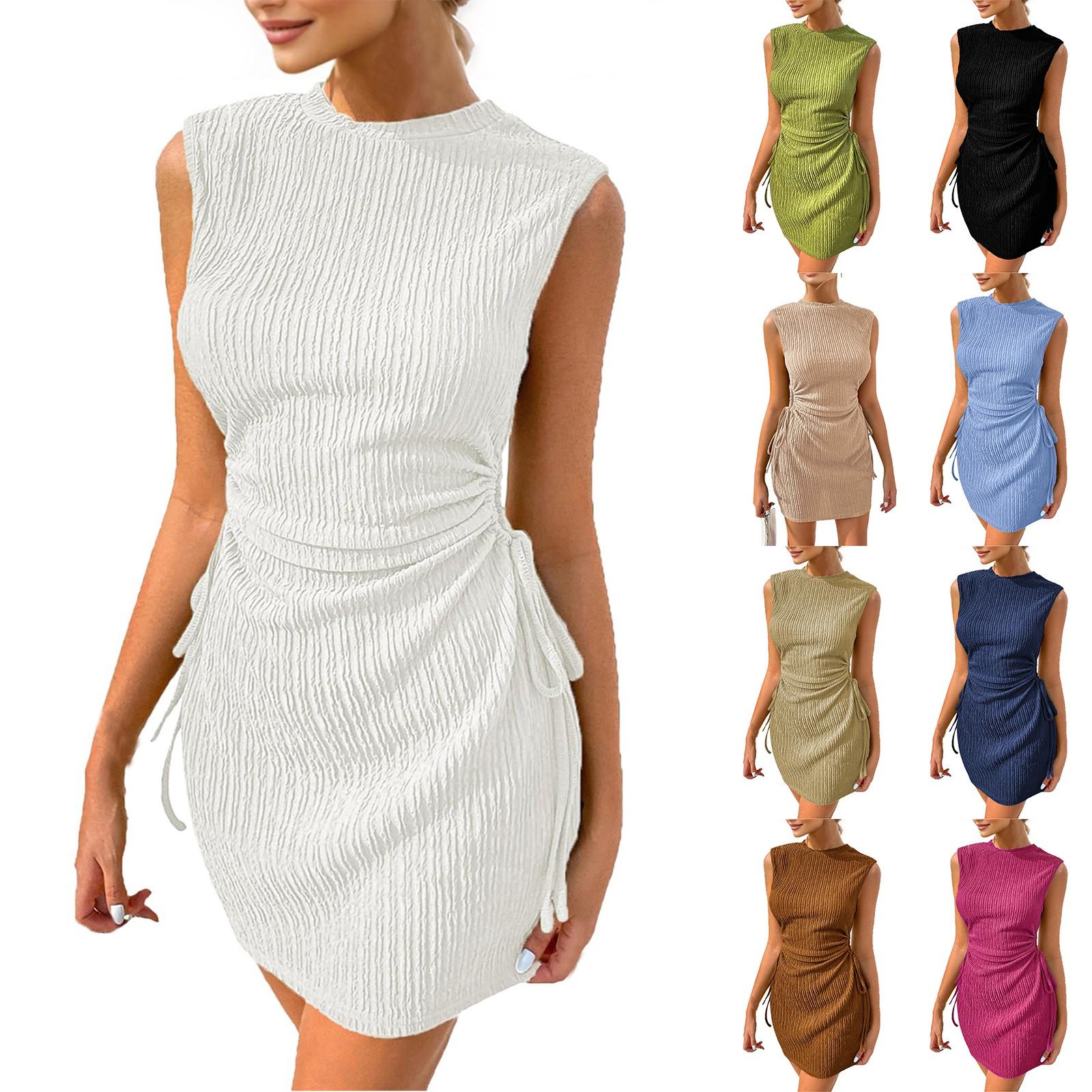 Платье-смокинг для гостей свадьбы с круглым вырезом и вырезом без рукавов L бежевый
Платье-смокинг для гостей свадьбы с круглым вырезом и вырезом без рукавов L бежевый