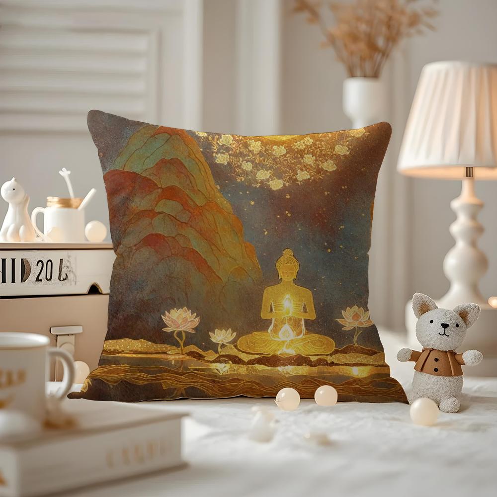 Cushion Cover Anti-dustmite Pillowcase Invisible Zipper Silky Short Plush Sofa Cushion Cover Buddhism 12x12Inch
Cushion Cover Anti-dustmite Pillowcase Invisible Zipper Silky Short Plush Sofa Cushion Cover Buddhism 12x12Inch