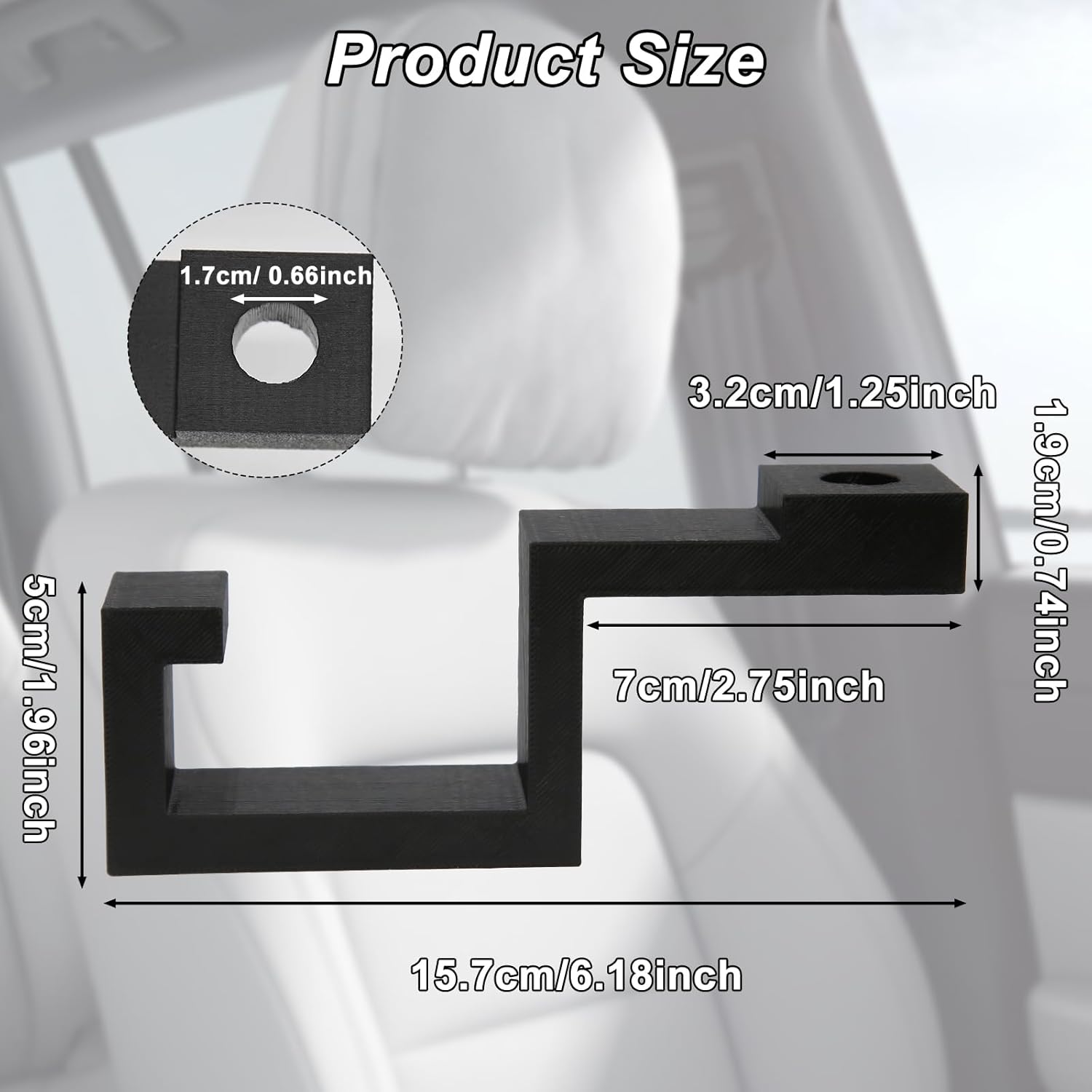 Hard Hat Holder for Truck, Hard Hat Buddy Hanger, Portable Premium Plastic Seat Back Organizer for Car, Holds Water Bottle, Bag, Universal Fit Most
Hard Hat Holder for Truck, Hard Hat Buddy Hanger, Portable Premium Plastic Seat Back Organizer for Car, Holds Water Bottle, Bag, Universal Fit Most