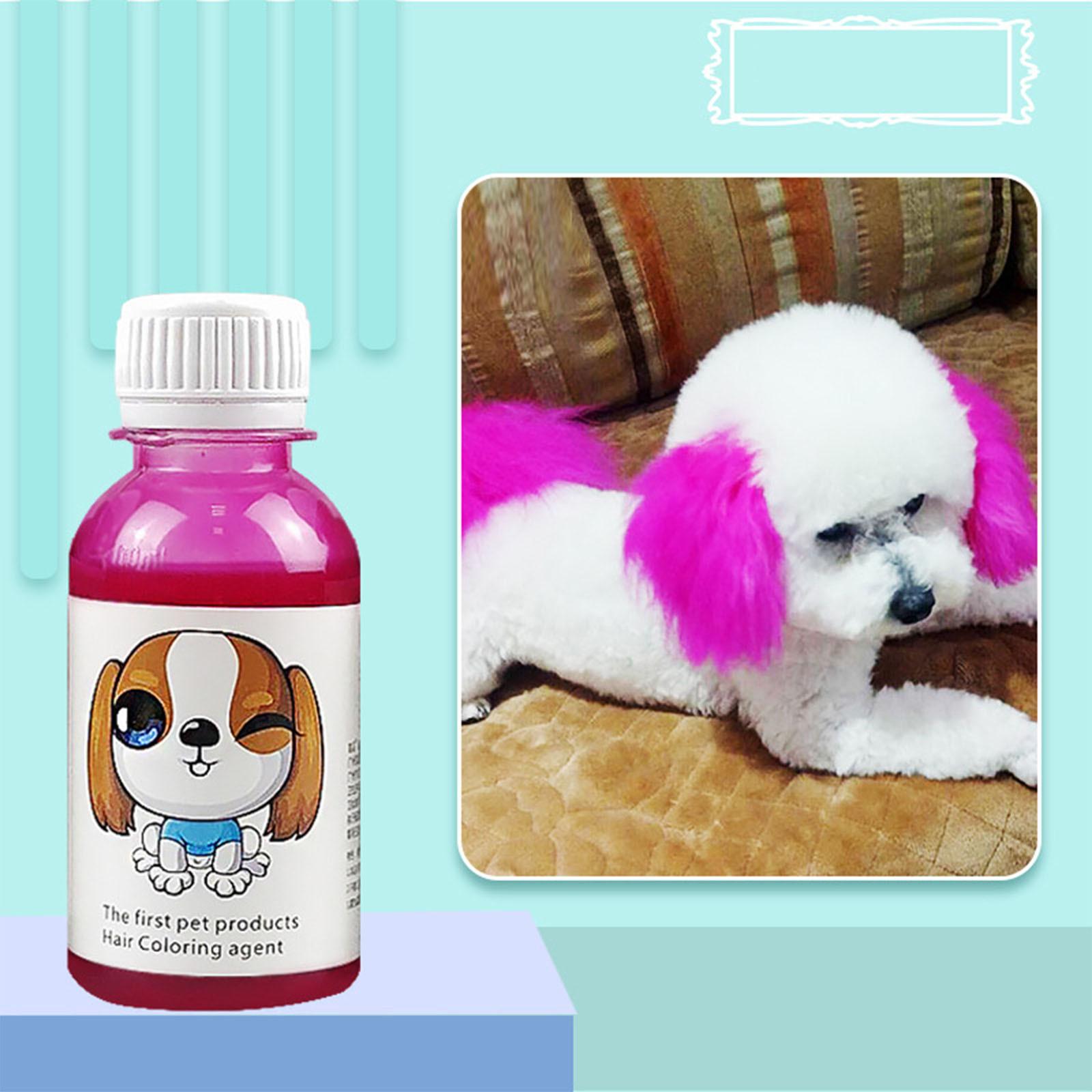 Шампунь для нанесения цвета для собак, полуперманентный шампунь для окраски собачьей шерсти, безопасный шампунь, не шампунь One Size