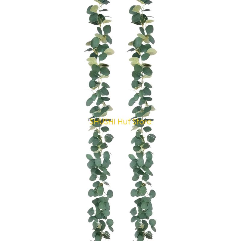 70In Artificial Eucalyptuses Vine Garlands With 96 Warm White LED Lights For Christmas Wedding Parties Homes Decors D57B 1pcs светло-зеленый
70In Artificial Eucalyptuses Vine Garlands With 96 Warm White LED Lights For Christmas Wedding Parties Homes Decors D57B 1pcs светло-зеленый