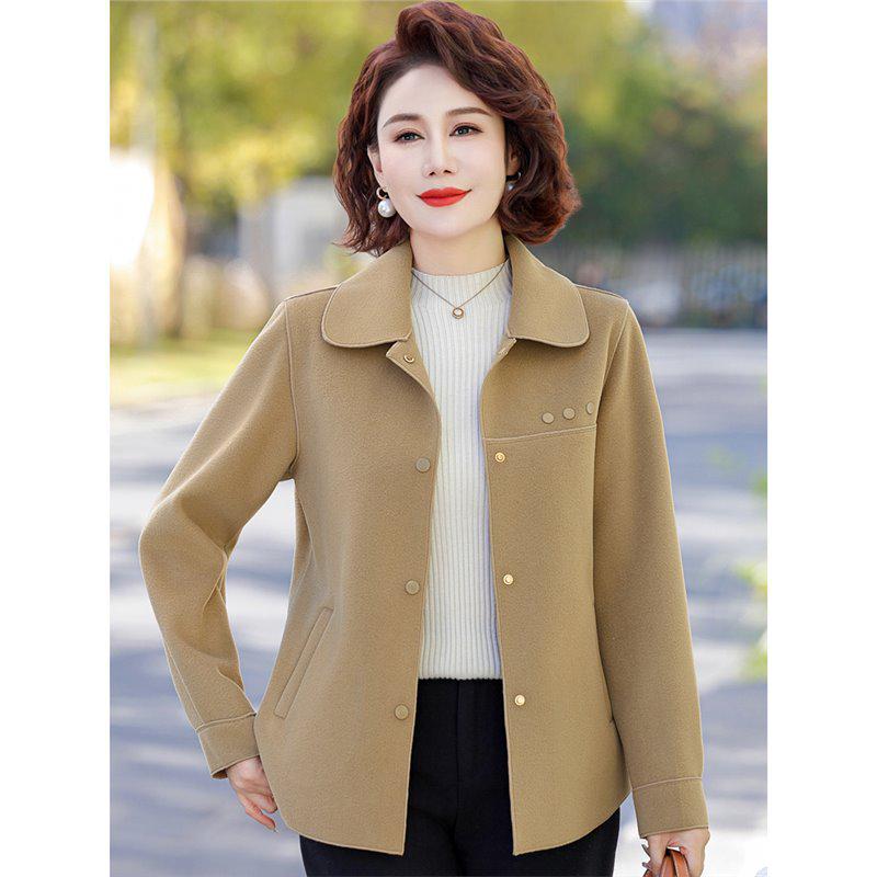2025 Spring Woolen Coat for Middle-Aged Women - Stylish Short Top for Moms in Their 40s and 50s 3XL (121-135 jin)
2025 Spring Woolen Coat for Middle-Aged Women - Stylish Short Top for Moms in Their 40s and 50s 3XL (121-135 jin)