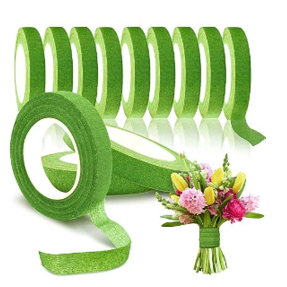 12pcs 20Yard Flower Bouquets Tape Self-adhesive Wrapping Florist Tape Garden темно-зелений колір
12pcs 20Yard Flower Bouquets Tape Self-adhesive Wrapping Florist Tape Garden темно-зелений колір