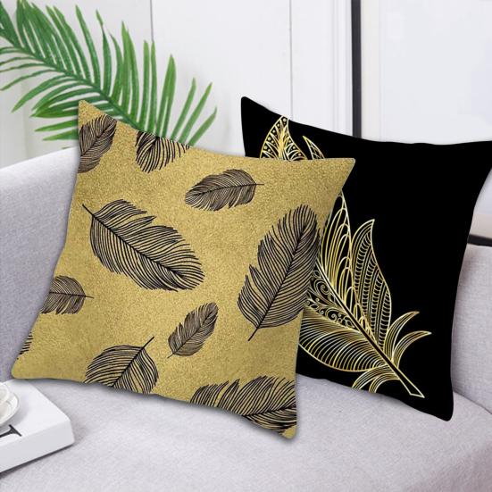 Modern Cushion Case No Odor Dust-Proof Reusable Decorative Palm Tree Golden Cushion Sofa Pillowcase
Modern Cushion Case No Odor Dust-Proof Reusable Decorative Palm Tree Golden Cushion Sofa Pillowcase