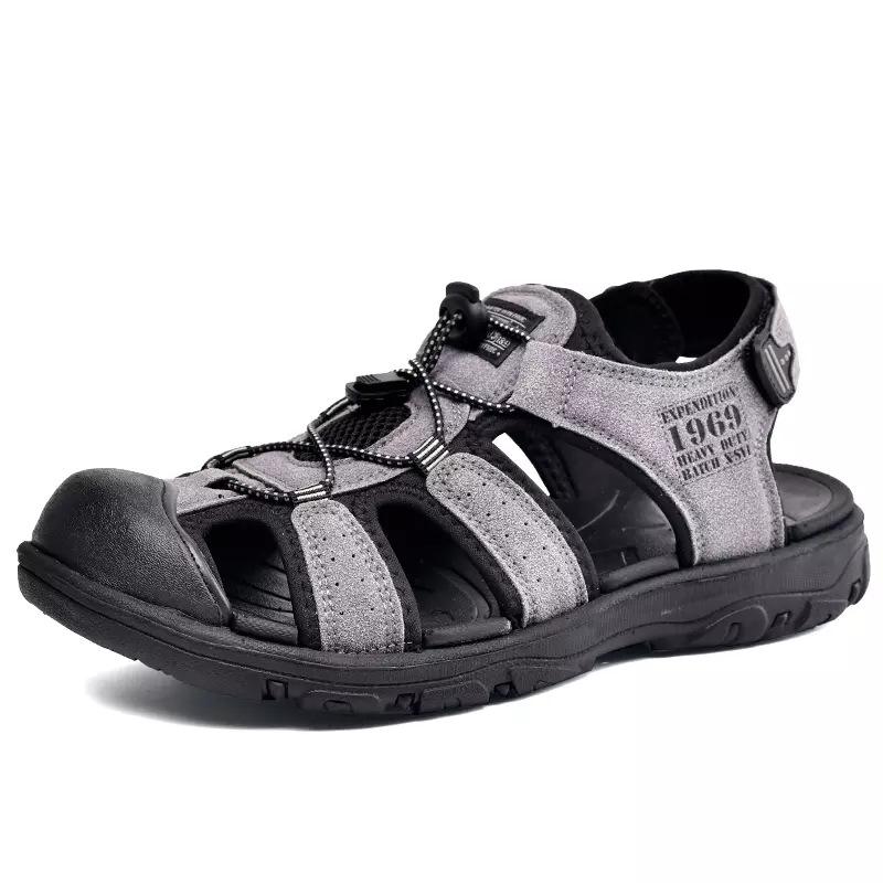 Large size 2025 summer new outdoor casual beach shoes bag head breathable sandals thick-soled creek shoes 1809 40 чорний
Large size 2025 summer new outdoor casual beach shoes bag head breathable sandals thick-soled creek shoes 1809 40 чорний