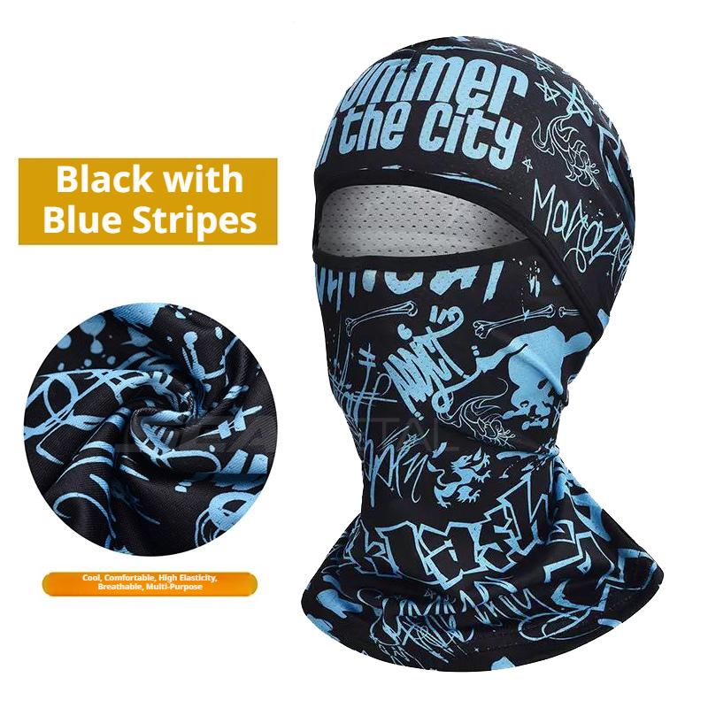 SEAMETAL Sun Protection Full Face Cycling Cap UV Protection Bicycle Motorcycle Ice Silk Full Face Mask For Cycling Skiing Blue pattern чорний
SEAMETAL Sun Protection Full Face Cycling Cap UV Protection Bicycle Motorcycle Ice Silk Full Face Mask For Cycling Skiing Blue pattern чорний