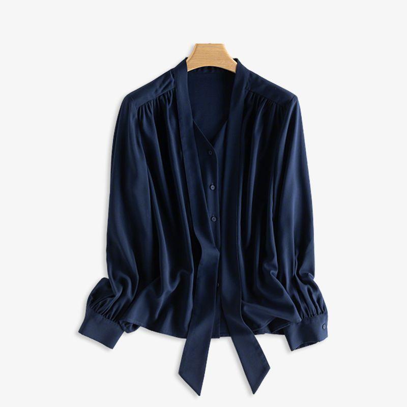 Aozhi Country Non-Ironing and Not Easy to Wrinkle! French Ribbon Loose Long Sleeves Satin Shirt Women s Cloud Shirt XQ
Aozhi Country Non-Ironing and Not Easy to Wrinkle! French Ribbon Loose Long Sleeves Satin Shirt Women s Cloud Shirt XQ