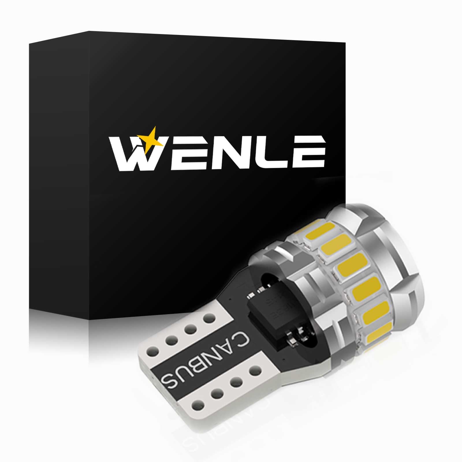 WENLE Super Bright T10 LED White for Position Interior License Plate Tail Corner Turn Signal DC12V Omnidirectional Pack of 10 Bulbs, 6000K, Lights, белый
WENLE Super Bright T10 LED White for Position Interior License Plate Tail Corner Turn Signal DC12V Omnidirectional Pack of 10 Bulbs, 6000K, Lights, белый