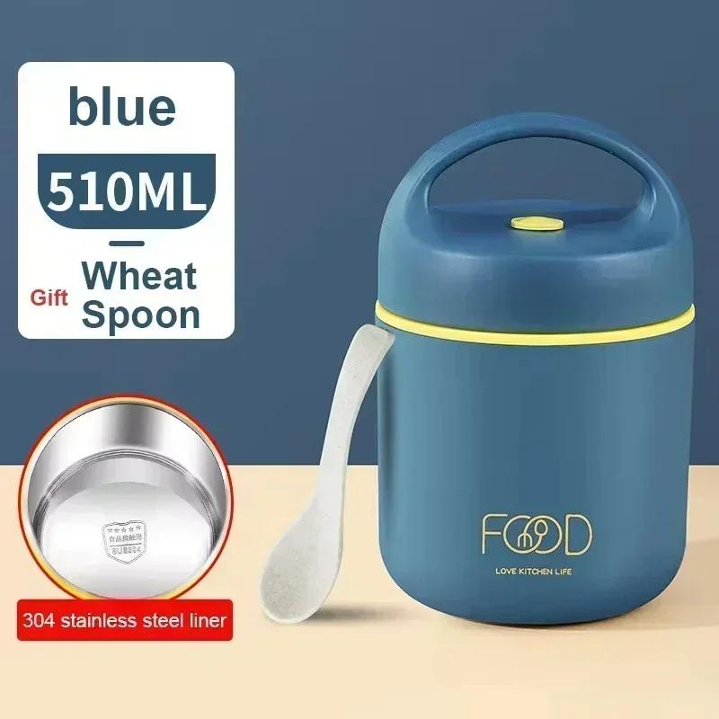 Portable Thermal Lunch Box Stainless Steel High Capacity Cold Hot Food Meal Cup Insulated Lunch with Handle Thermos Containers 510-680ml
Portable Thermal Lunch Box Stainless Steel High Capacity Cold Hot Food Meal Cup Insulated Lunch with Handle Thermos Containers 510-680ml