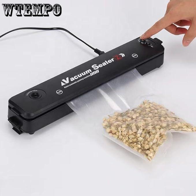 WTEMPO Portable Vacuum Packaging Machine, Household Food Automatic Vacuum Sealing Machine Food Sealed Preservation Machine 7pcs чёрный
WTEMPO Portable Vacuum Packaging Machine, Household Food Automatic Vacuum Sealing Machine Food Sealed Preservation Machine 7pcs чёрный