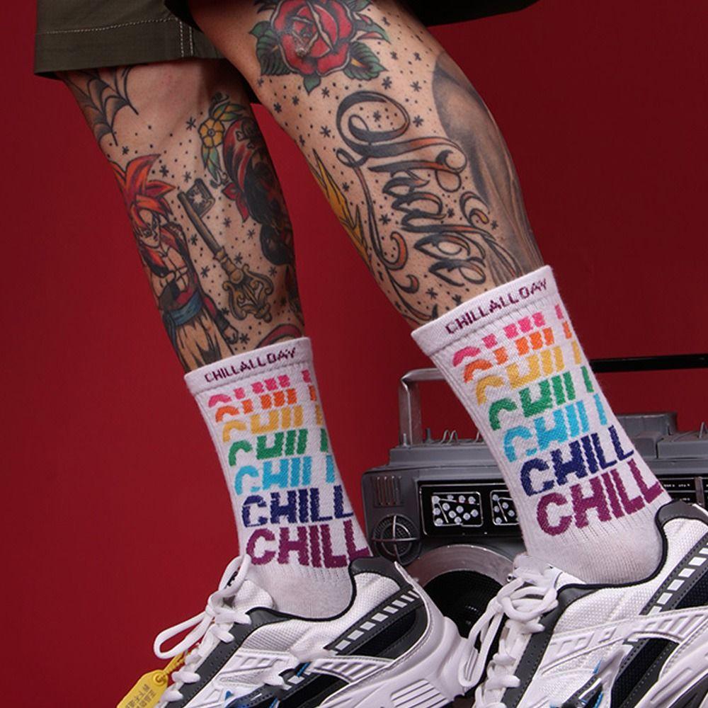 Warm Sport Thick Retro Hiphop Cotton Socks Middle Tube Hosiery Women Letter Socks Patchwork Color A
Warm Sport Thick Retro Hiphop Cotton Socks Middle Tube Hosiery Women Letter Socks Patchwork Color A