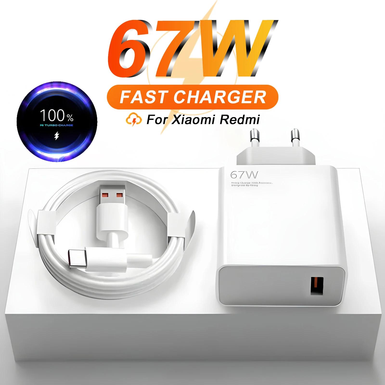 6A 67W сверхбыстрое настенное зарядное устройство для Xiaomi 10 11 12 Lite 13T Redmi Note 10S 11S 12 13 Pro POCO X3 X4 X5 USB-кабель для зарядки типа C EU and 1m Cable
6A 67W сверхбыстрое настенное зарядное устройство для Xiaomi 10 11 12 Lite 13T Redmi Note 10S 11S 12 13 Pro POCO X3 X4 X5 USB-кабель для зарядки типа C EU and 1m Cable