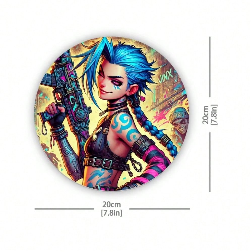 Vintage Anime Metal Tin Sign Retro Wall Decor for Home Bar Game Room TYA14029-20X20CM різнокольоровий
Vintage Anime Metal Tin Sign Retro Wall Decor for Home Bar Game Room TYA14029-20X20CM різнокольоровий