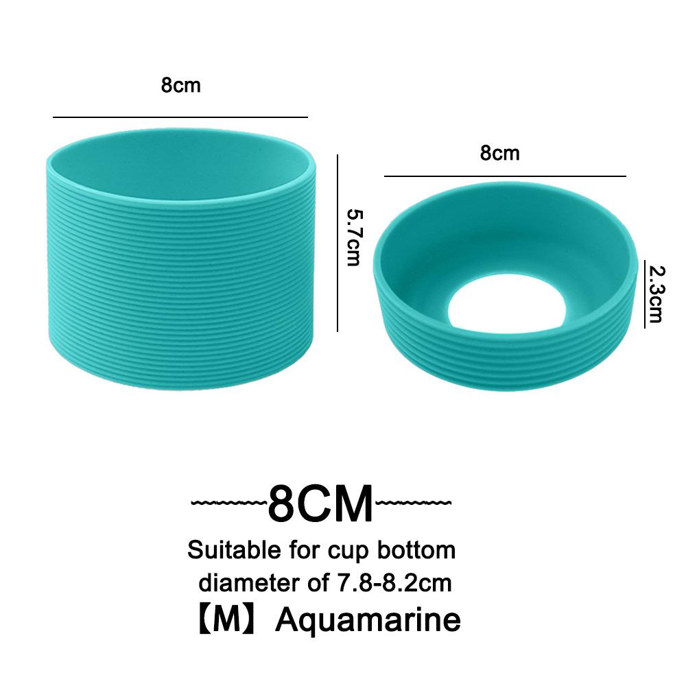 2Pc/Set 8cm 15 Colour Threaded Soft Silicone Cup Sleeve And Bottom Suit Heat Insulated Anti Slip Good Toughnes Odorless Elastic
2Pc/Set 8cm 15 Colour Threaded Soft Silicone Cup Sleeve And Bottom Suit Heat Insulated Anti Slip Good Toughnes Odorless Elastic