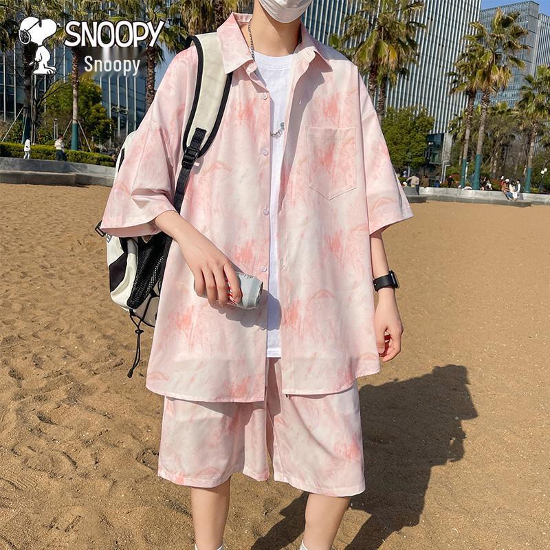SNOOPY Men s Floral Beach Set 5XL
SNOOPY Men s Floral Beach Set 5XL