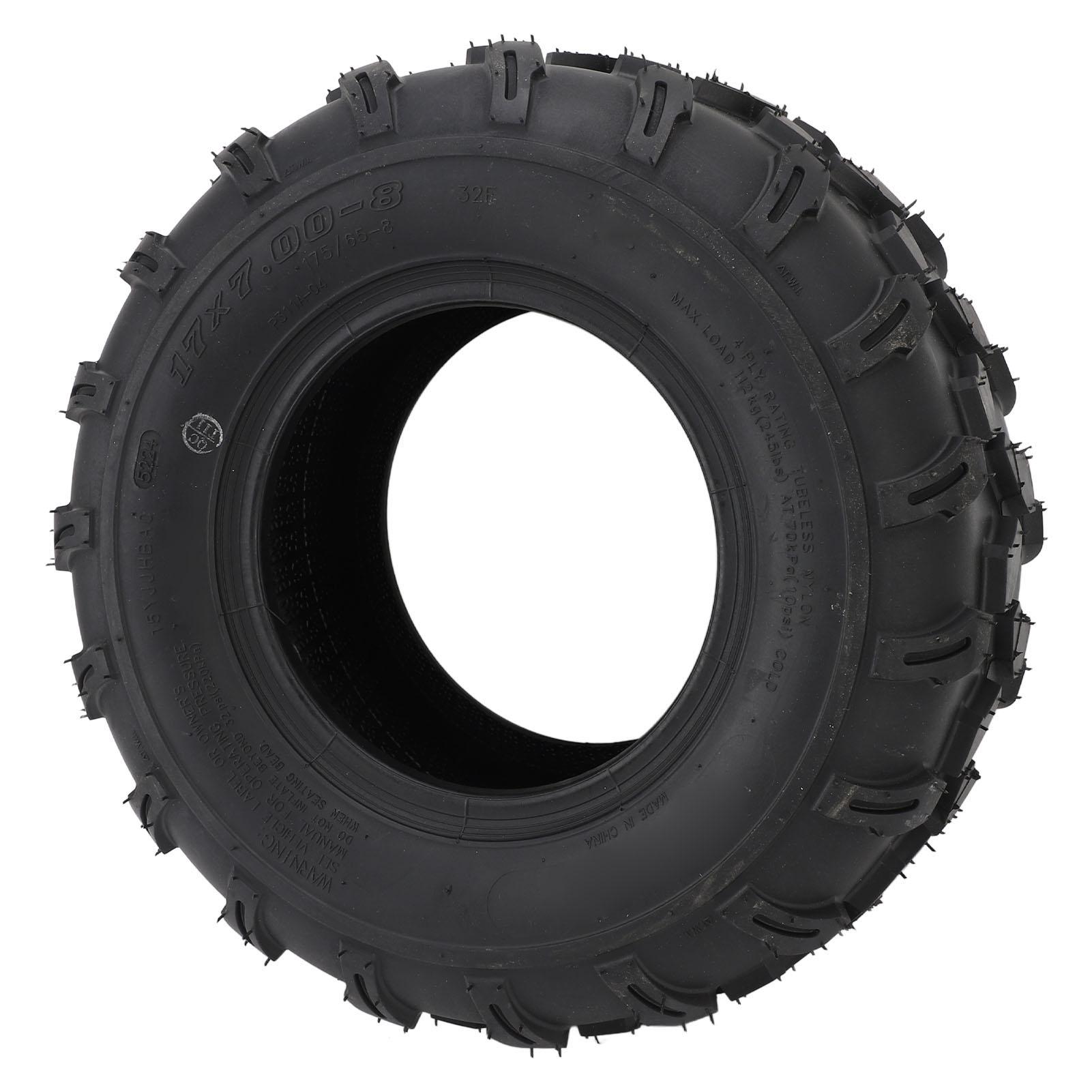 17X7.008 Tubeless Tire Explosion Proof 8 Inch Lawn Mower Vacuum Tyre for ATV Quad Off Road Go Kart
17X7.008 Tubeless Tire Explosion Proof 8 Inch Lawn Mower Vacuum Tyre for ATV Quad Off Road Go Kart