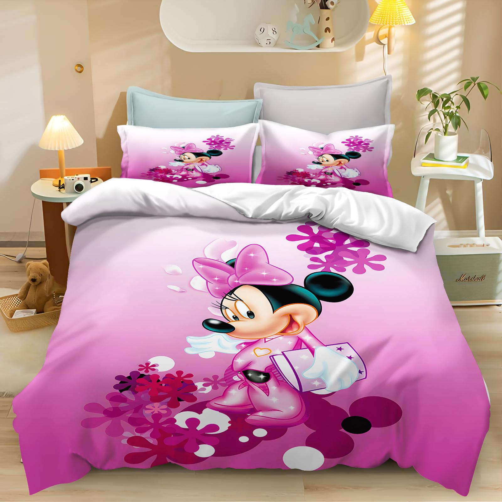 Mickey Anime, Home Bedroom Comforte Nordic polyester material, suitable for children and adults, 3-piece set 135x200cm
Mickey Anime, Home Bedroom Comforte Nordic polyester material, suitable for children and adults, 3-piece set 135x200cm