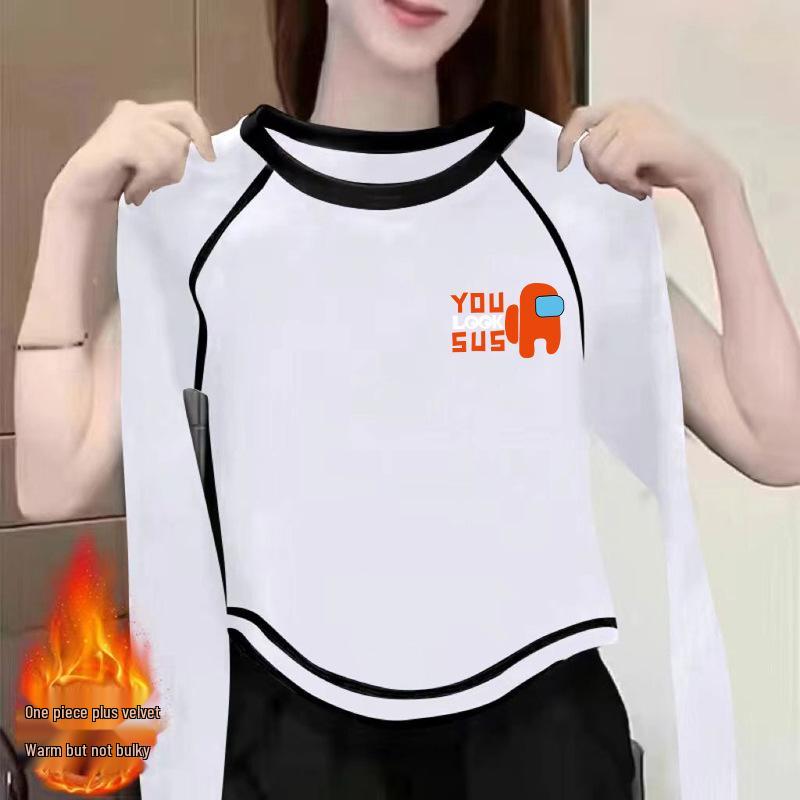 Women s 2024 Double-Sided Velvet Long-Sleeve T-Shirt - New Autumn/Winter Chic Style XL for 62.5-67.5 kg
Women s 2024 Double-Sided Velvet Long-Sleeve T-Shirt - New Autumn/Winter Chic Style XL for 62.5-67.5 kg