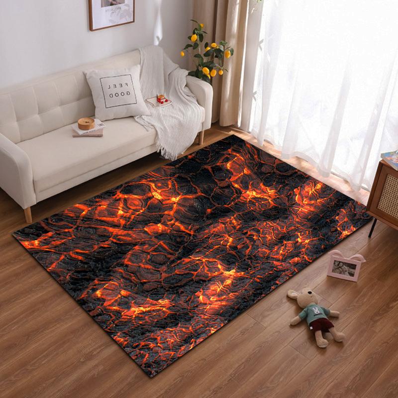 Lava Flow Rug, Dynamic and Fiery Design Suitable for use as an anti-slip game mat for living room and bedroom sofas 40x60cm( 15x23in )
Lava Flow Rug, Dynamic and Fiery Design Suitable for use as an anti-slip game mat for living room and bedroom sofas 40x60cm( 15x23in )