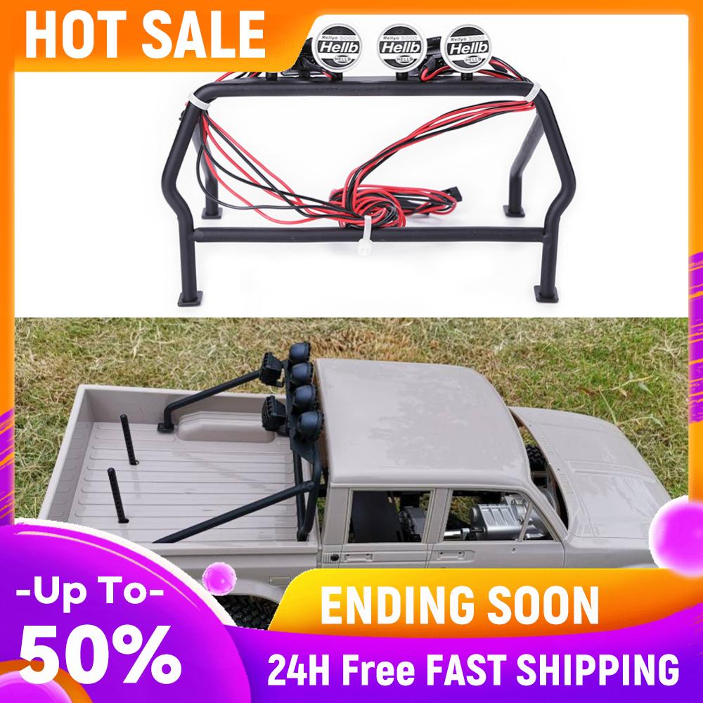 RC Car Roof Rack Roll Cage Bucket with 6 LED Lights Metal RC Car Roll Cage Bucket for RC4WD 1/10 TF2 Remote Car Accessory China Mainland
RC Car Roof Rack Roll Cage Bucket with 6 LED Lights Metal RC Car Roll Cage Bucket for RC4WD 1/10 TF2 Remote Car Accessory China Mainland