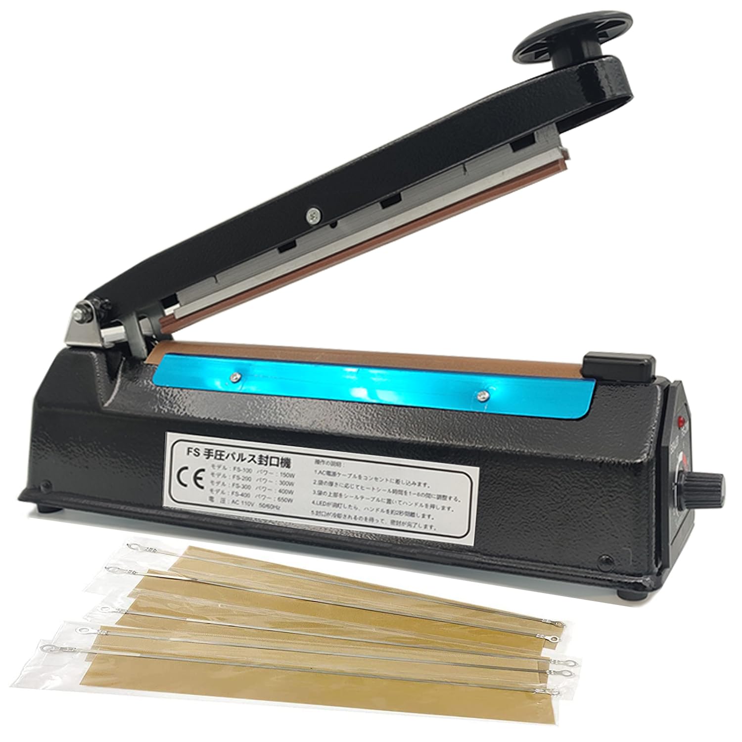 timiland Sealer Tabletop 20CM Length Seal Width Heat Sealer Impulse Sealer Sealer for Commercial and Home Use 8 Rank Adjustment Sealer Japanese чорний
timiland Sealer Tabletop 20CM Length Seal Width Heat Sealer Impulse Sealer Sealer for Commercial and Home Use 8 Rank Adjustment Sealer Japanese чорний