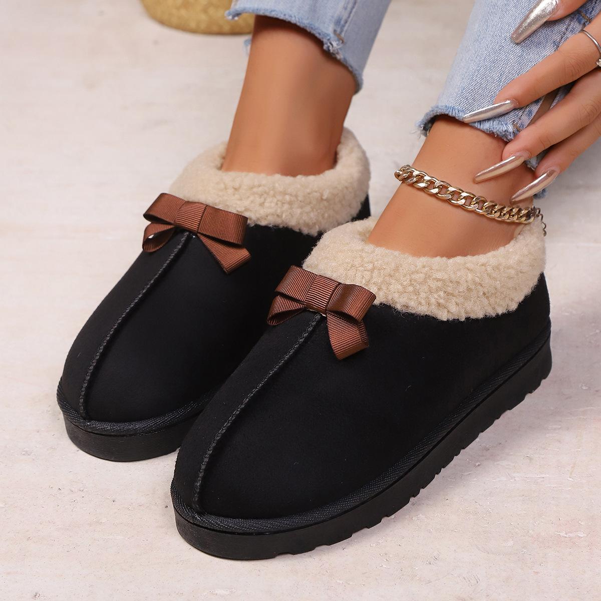2025 Winter Shallow Mouth Comfortable Plush Snow Boots for Women Fashionable New Round Bow Sexy Thick Soled Casual Walking Boots 36 чорний
2025 Winter Shallow Mouth Comfortable Plush Snow Boots for Women Fashionable New Round Bow Sexy Thick Soled Casual Walking Boots 36 чорний