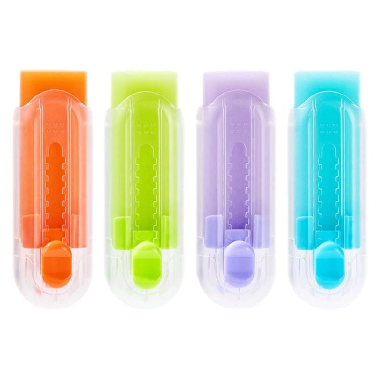 4Pcs Candy Color Push Pull Eraser Sliding Retractable Rubber Erasers Gentlely Erasing for Student Children Office Worker 1
4Pcs Candy Color Push Pull Eraser Sliding Retractable Rubber Erasers Gentlely Erasing for Student Children Office Worker 1