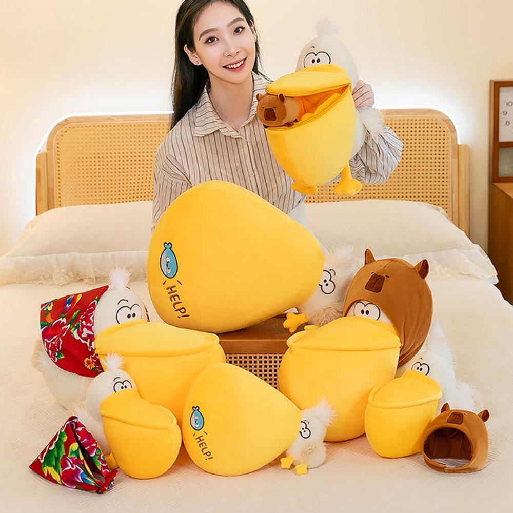 Пелікан Capibara Fluffty Toy PP Cotton Capybara Plush Doll Capybara Plush Toy Christmas red headcover
Пелікан Capibara Fluffty Toy PP Cotton Capybara Plush Doll Capybara Plush Toy Christmas red headcover