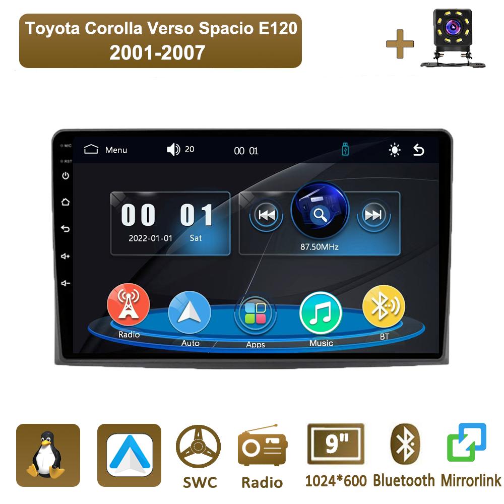 Icreative Car Radio Multimedia MP5 Player Head Unit Stereo BT For Toyota Corolla Verso Spacio E120 2001-2007 чёрный
Icreative Car Radio Multimedia MP5 Player Head Unit Stereo BT For Toyota Corolla Verso Spacio E120 2001-2007 чёрный