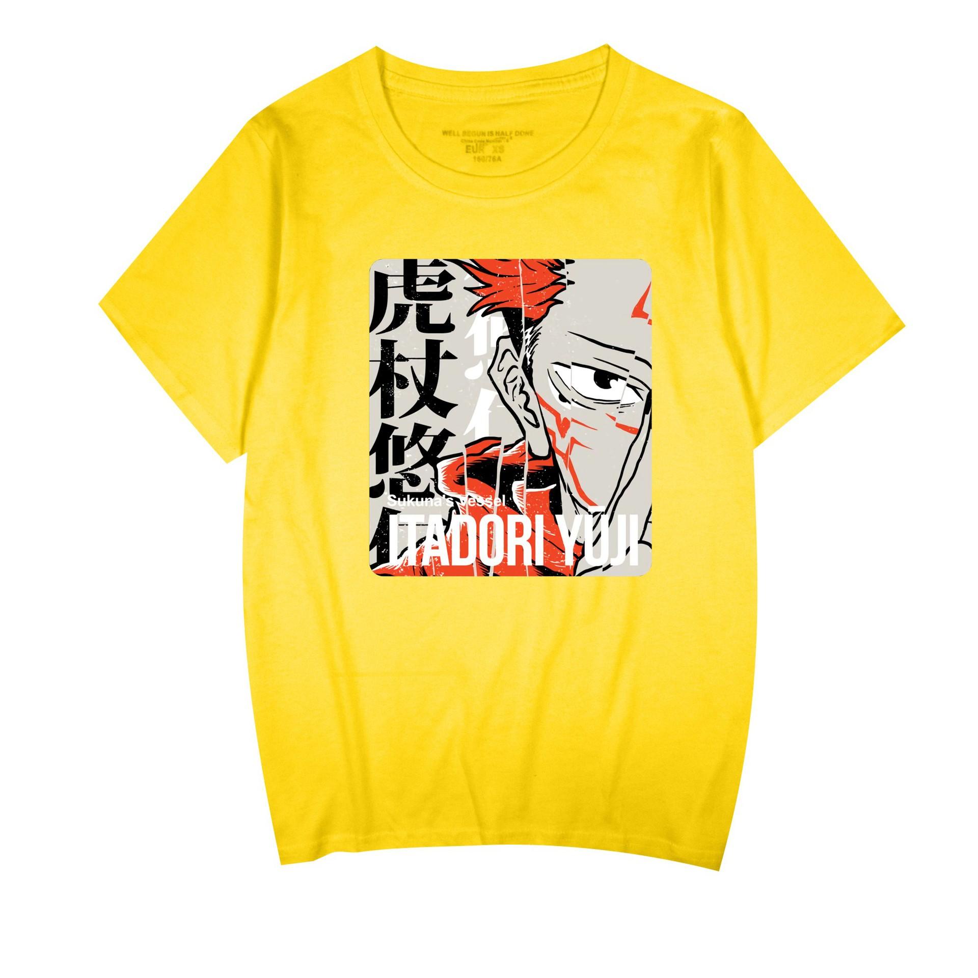Jujutsu Kaisen Cartoon Tshirt Hip Hop Men Women Anime Print Top Tees Fashion Summer T-shirt XXS жовтий
Jujutsu Kaisen Cartoon Tshirt Hip Hop Men Women Anime Print Top Tees Fashion Summer T-shirt XXS жовтий