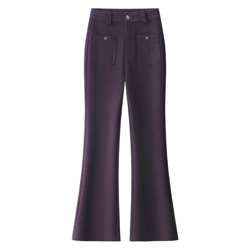 Purple High-Waist Wool Flare Pants for Women - New 2024 Autumn/Winter Style S слоновая кость
Purple High-Waist Wool Flare Pants for Women - New 2024 Autumn/Winter Style S слоновая кость