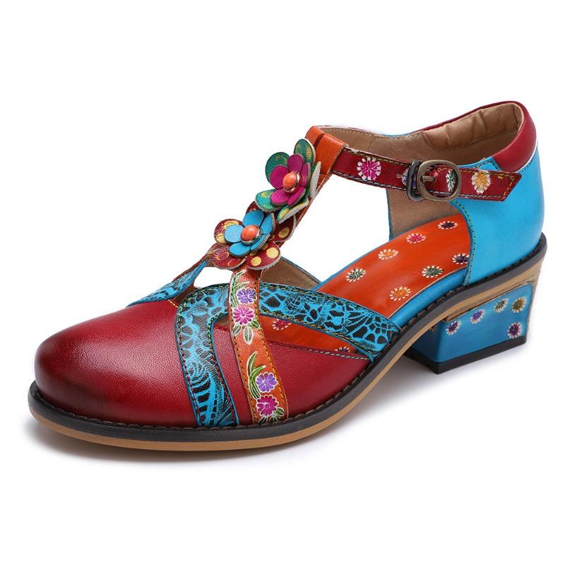 Export new retro contrasting stripes Velcro thick heel round head Mary Jane shoes sandals 42 червоний
Export new retro contrasting stripes Velcro thick heel round head Mary Jane shoes sandals 42 червоний