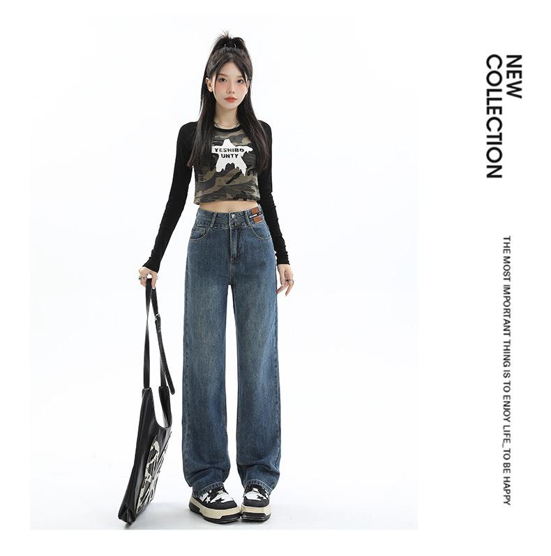 Women s Fall 2025 High-Waisted Wide-Leg Plus-Size Slimming Floor-Length Jeans Extra Large
Women s Fall 2025 High-Waisted Wide-Leg Plus-Size Slimming Floor-Length Jeans Extra Large