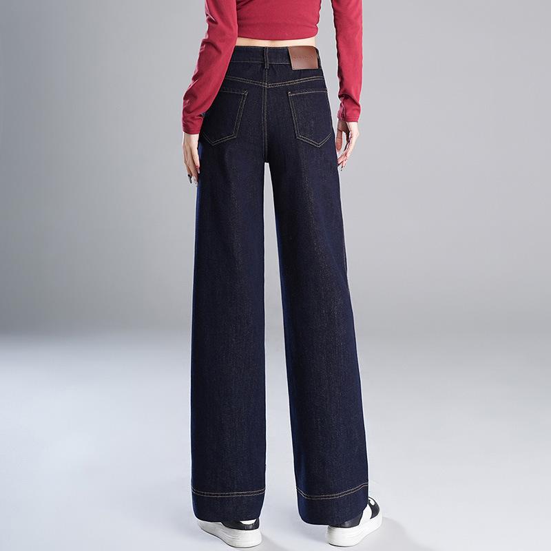Women s 2024 High-Waisted Wide-Leg Denim Jeans - Thick, Velvet-Lined, Slimming, Floor-Length, Loose-Fit Pants for Autumn and Winter 30-XXL
Women s 2024 High-Waisted Wide-Leg Denim Jeans - Thick, Velvet-Lined, Slimming, Floor-Length, Loose-Fit Pants for Autumn and Winter 30-XXL