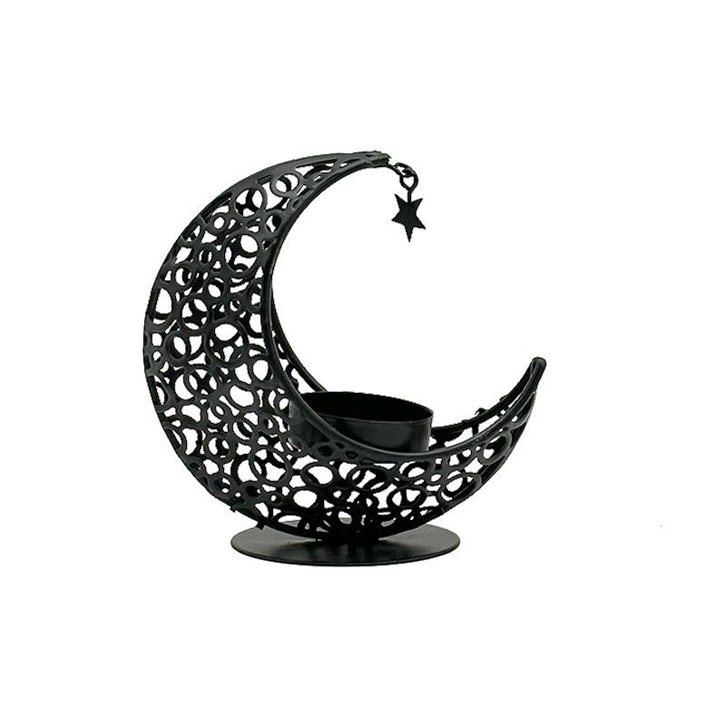 1pcs Moon & Star Iron Art Candle Holder Hollow Out Design Home Living Room Bedroom Tabletop Atmosphere Decorative Ornament чорний
1pcs Moon & Star Iron Art Candle Holder Hollow Out Design Home Living Room Bedroom Tabletop Atmosphere Decorative Ornament чорний