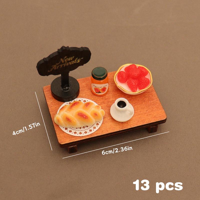 1 Set Miniature Food Toy Dollhouse Mini Jam Simulation Bread Low Table Small Dining Table Model For Doll Kitchen Accessories as the picture
1 Set Miniature Food Toy Dollhouse Mini Jam Simulation Bread Low Table Small Dining Table Model For Doll Kitchen Accessories as the picture
