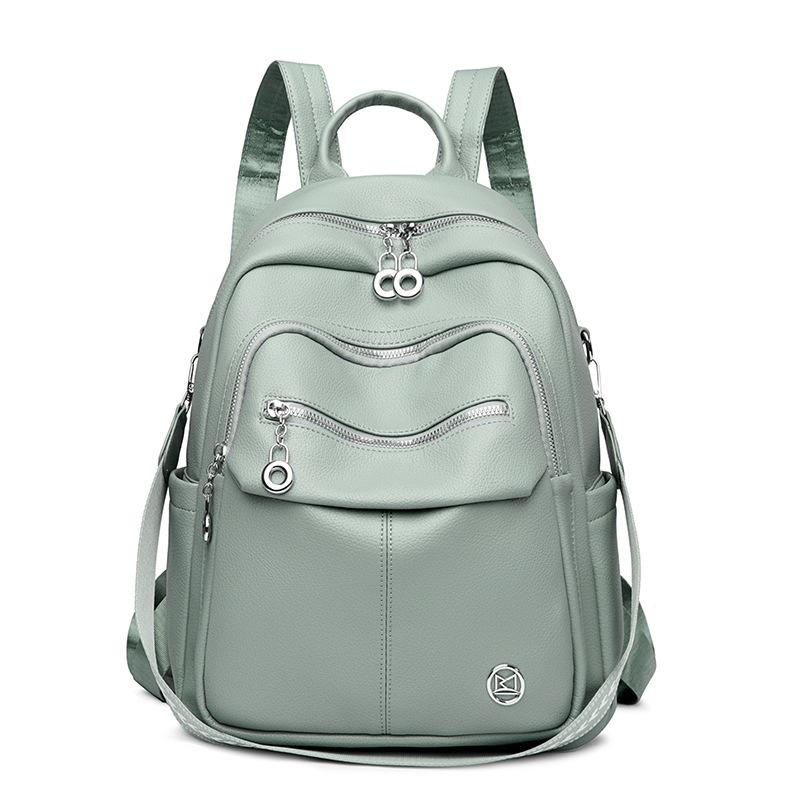 Модный рюкзак, новый стиль, универсальный рюкзак, модная мягкая кожаная женская дорожная сумка большой вместимости
Модный рюкзак, новый стиль, универсальный рюкзак, модная мягкая кожаная женская дорожная сумка большой вместимости