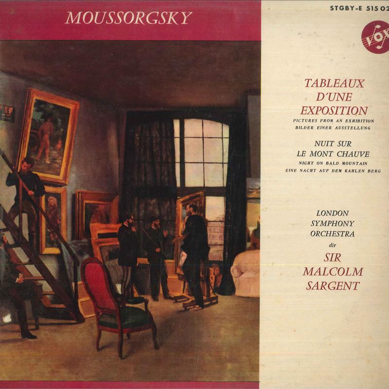 LP Record MOUSSORGSKY SIR MALCOLM SARGENT L Tableaux Dune Exposition Une Nui STGBYE515020 VOX 1966 France Classical Used
LP Record MOUSSORGSKY SIR MALCOLM SARGENT L Tableaux Dune Exposition Une Nui STGBYE515020 VOX 1966 France Classical Used