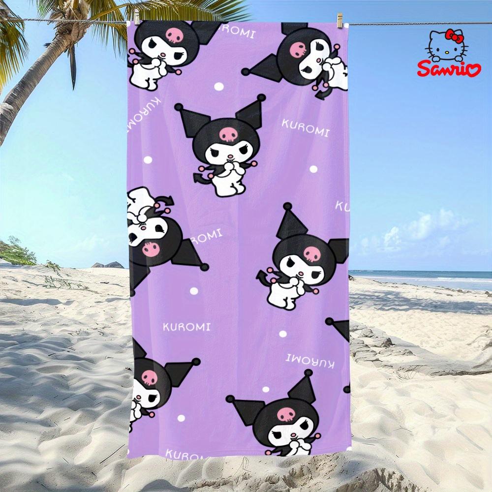 1pc Sanrio Kuromi Purple Polka Dot Beach Towel, Polyester Lightweight Quick Dry Soft, Fan Gift For Bathroom Swim Travel W40*H60(CM)
1pc Sanrio Kuromi Purple Polka Dot Beach Towel, Polyester Lightweight Quick Dry Soft, Fan Gift For Bathroom Swim Travel W40*H60(CM)