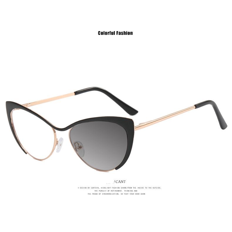 Класичний бренд Розкішний дизайн Котяче око Глянцеві Сріблясті Металеві Жіночі Окуляри Фонохромні Анти-синій світло Далекозорість Окуляри для читання 0 ~ +6 +2.5
Класичний бренд Розкішний дизайн Котяче око Глянцеві Сріблясті Металеві Жіночі Окуляри Фонохромні Анти-синій світло Далекозорість Окуляри для читання 0 ~ +6 +2.5