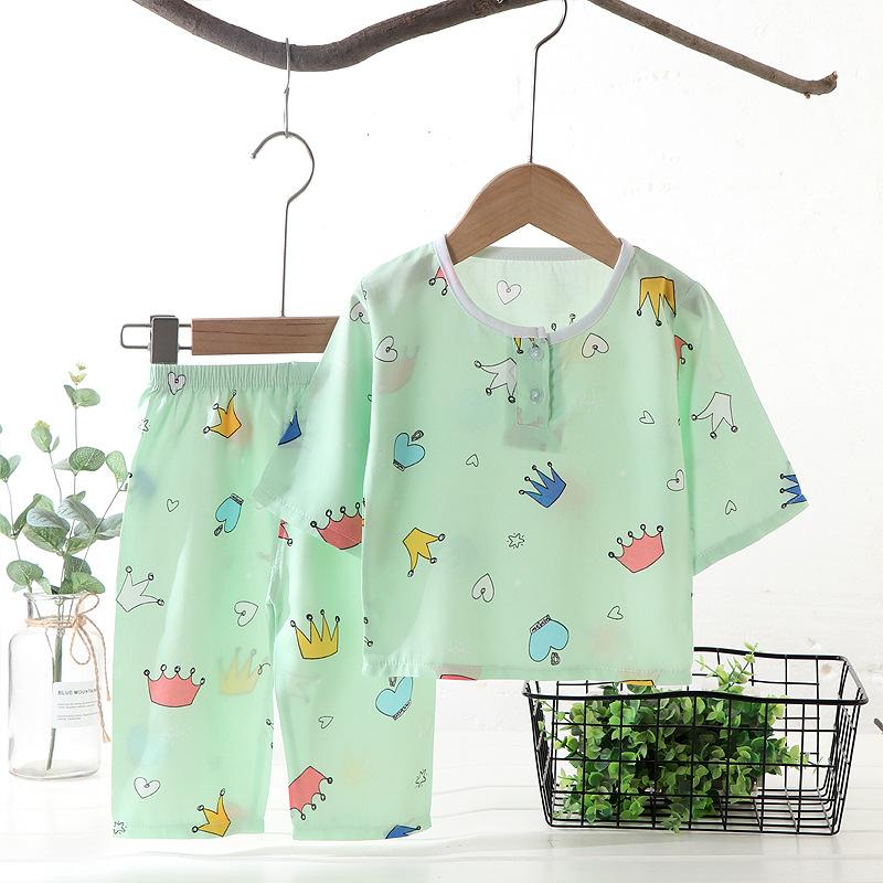 Children s Pajamas And Homewear Sets - Summer Boys And Girls Lightweight Air-conditioning Suits Sets 100
Children s Pajamas And Homewear Sets - Summer Boys And Girls Lightweight Air-conditioning Suits Sets 100